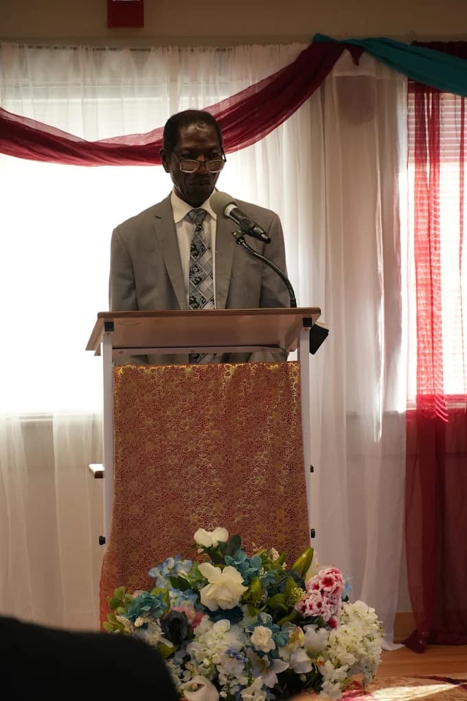 A message being preached at Deeper Life Bible Church Columbia