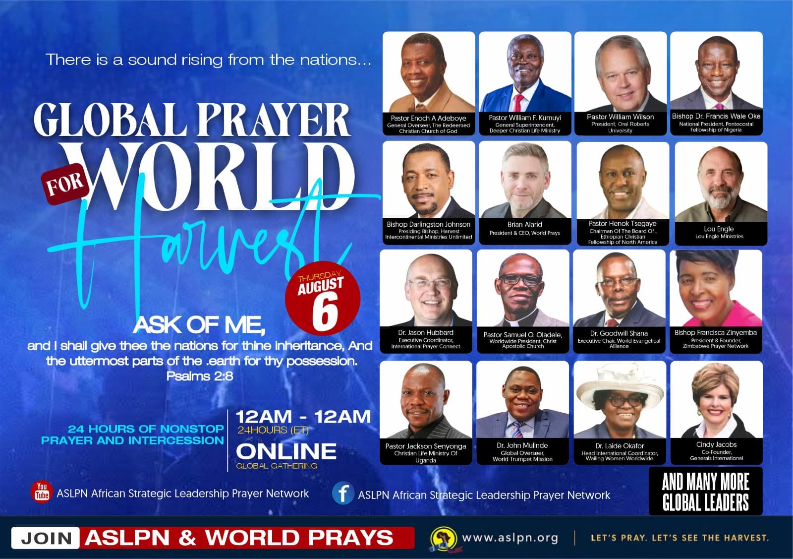 Global Prayer for World Harvest